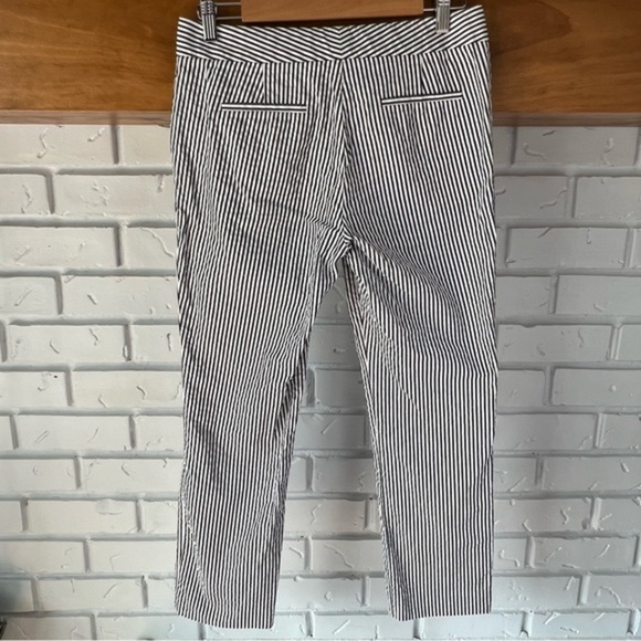J. Crew Seersucker striped ankle pants, Size 2 - Picture 2 of 11